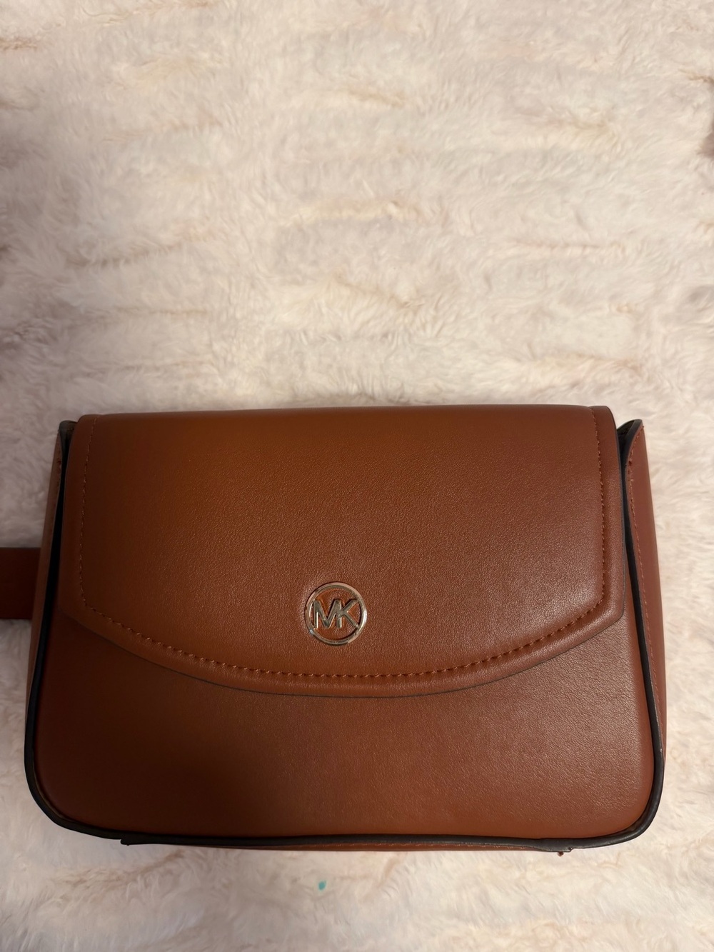 Michael Kors Brown Leather Belt Bag
